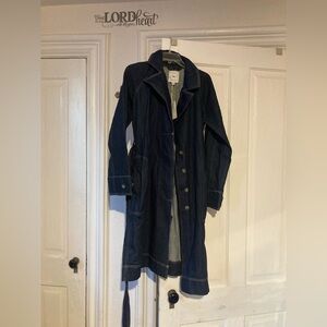 Women's Denim Trench Coat